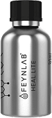 Silver bottle of FEYNLAB Heal Lite with a black cap, labeled vertically, formulated for self-healing paint protection and minor scratch resistance.