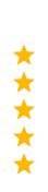 Vertical black banner featuring five gold stars stacked in a column, with a slanted white trim at the top right corner.